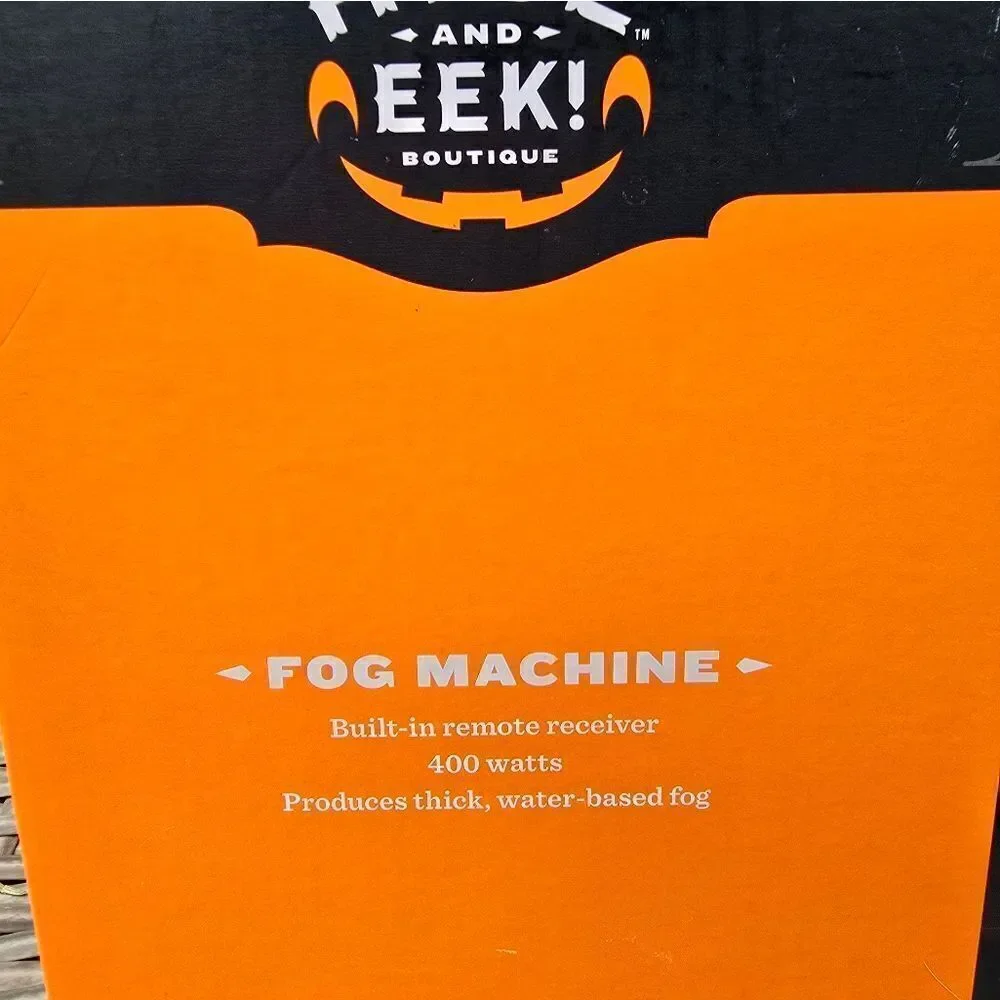 Fog Machine Indoor Halloween Skeleton Party Prop 400W Smoke Hyde and Eek, NIB